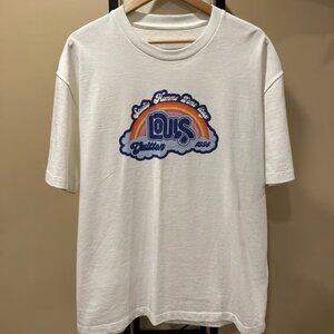 Luxury LV Rainbow Studio 1854 White Designer T Shirt